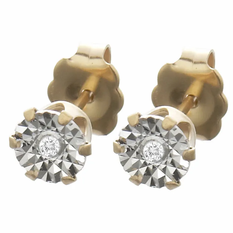 .01 TW Diamond Earrings (5mm Set)