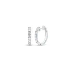 1.12 ct Diamond Huggie Earrings