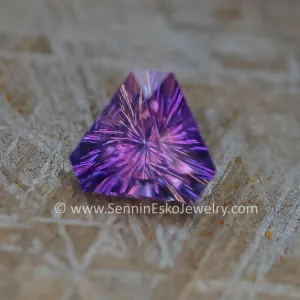 1.43 Carat Color Changing Purple Umba Sapphire Triangle - 7.5x6.5mm