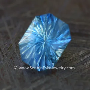 2.4 Carat Teal Montana Sapphire Octagon - Galaxy Cut