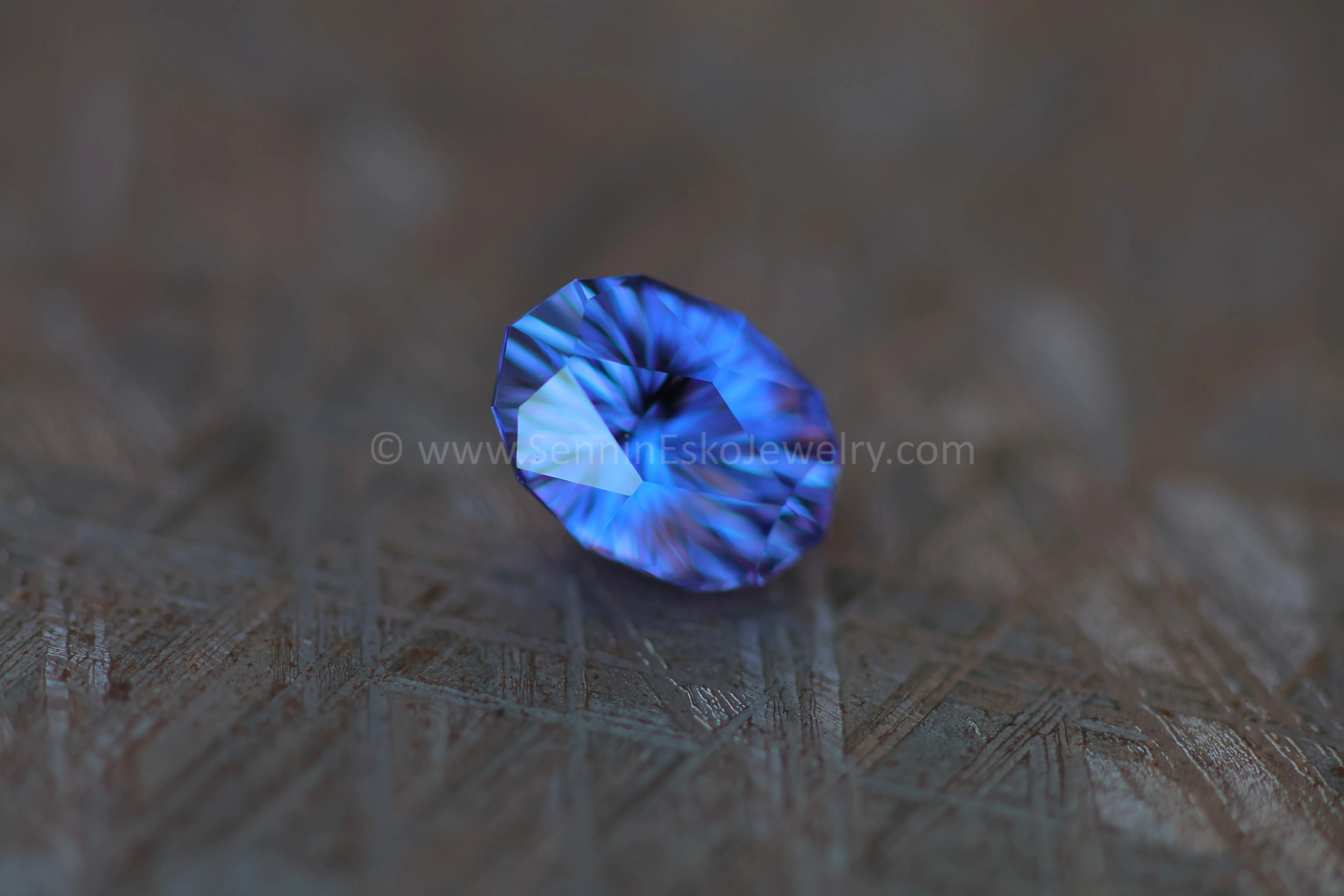 2.86 Carat Blue/Purple Tanzanite Oval - Galaxy Cut