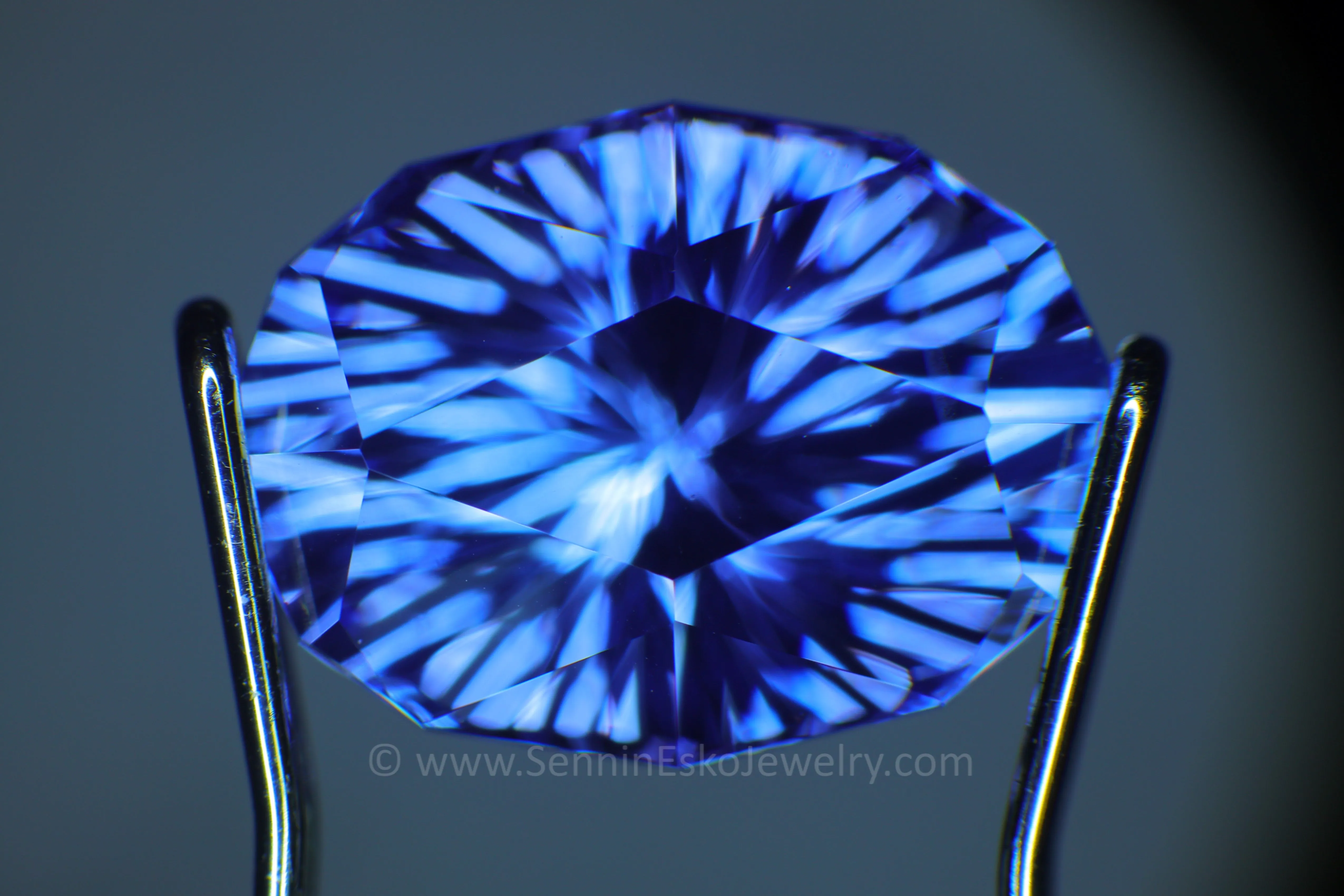 2.86 Carat Blue/Purple Tanzanite Oval - Galaxy Cut