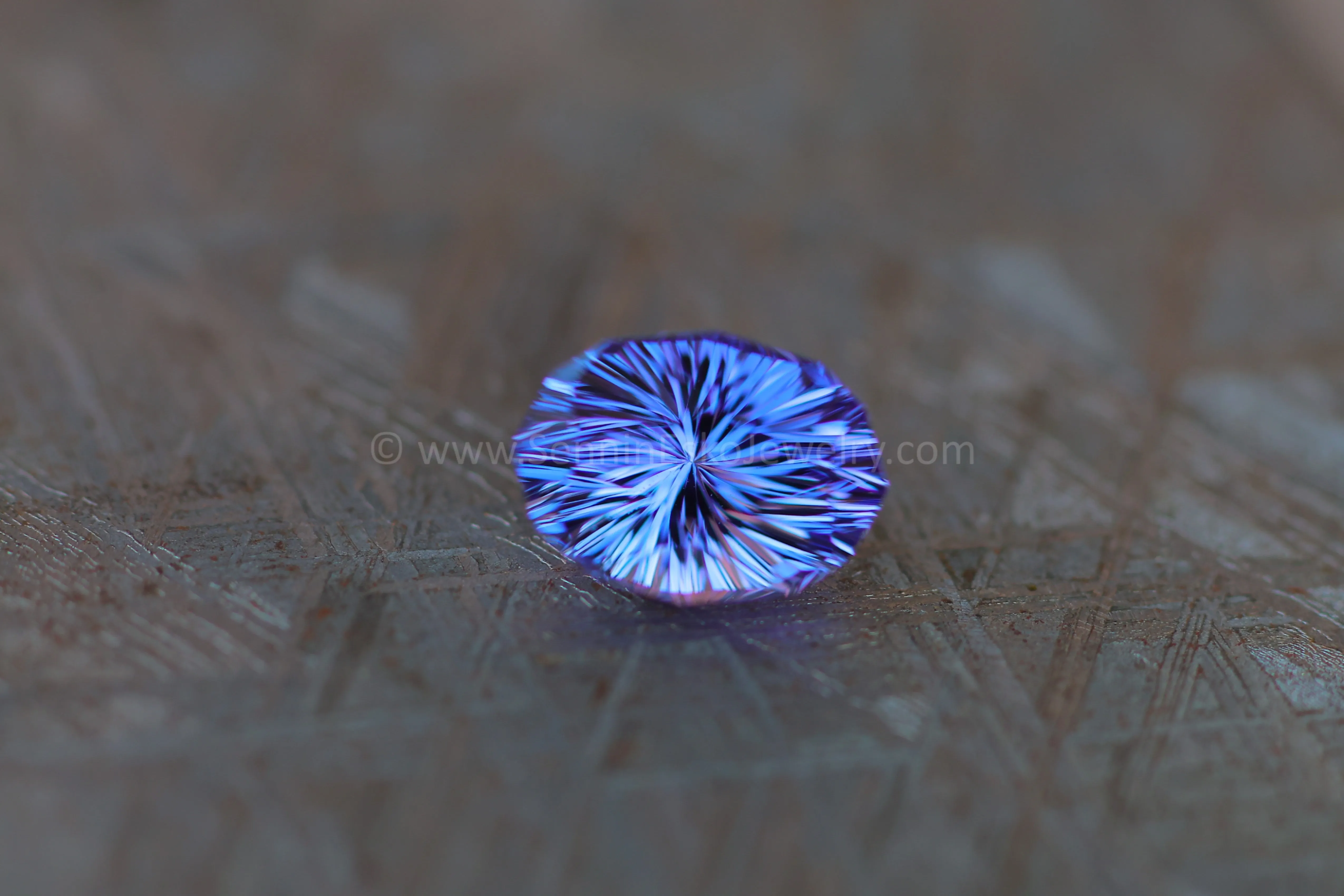 2.86 Carat Blue/Purple Tanzanite Oval - Galaxy Cut