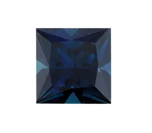 AA Princess Cut Blue Sapphire 6 mm Square