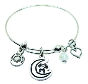 Apes On The Moon Expandable Bangle Bracelet