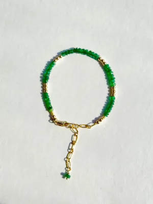 Authentic Emerald 14k Bracelet