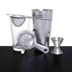 BarConic® 5 Piece Professional Double Strainer Cocktail Set