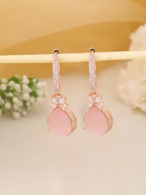 Blush Harmonia Zirconia Danglers