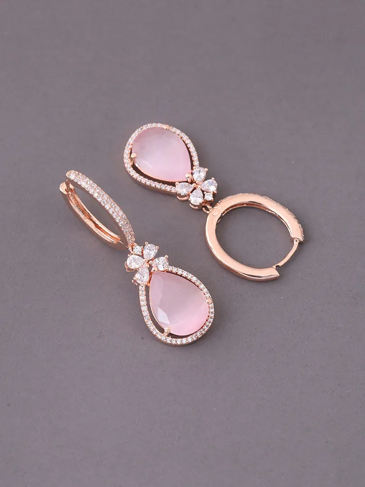 Blush Harmonia Zirconia Danglers