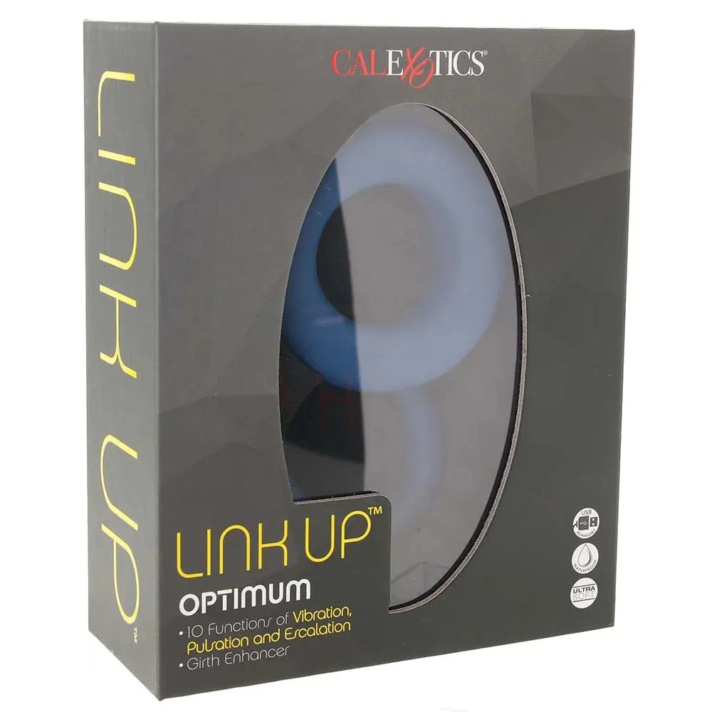 CalExotics Link Up Optimum Vibrating Ring Set in Blue