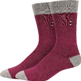 Contrast Bamboo Heel/Toe Socks