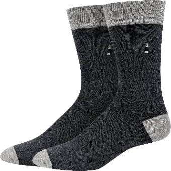 Contrast Bamboo Heel/Toe Socks