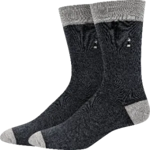 Contrast Bamboo Heel/Toe Socks