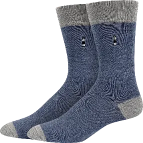 Contrast Bamboo Heel/Toe Socks