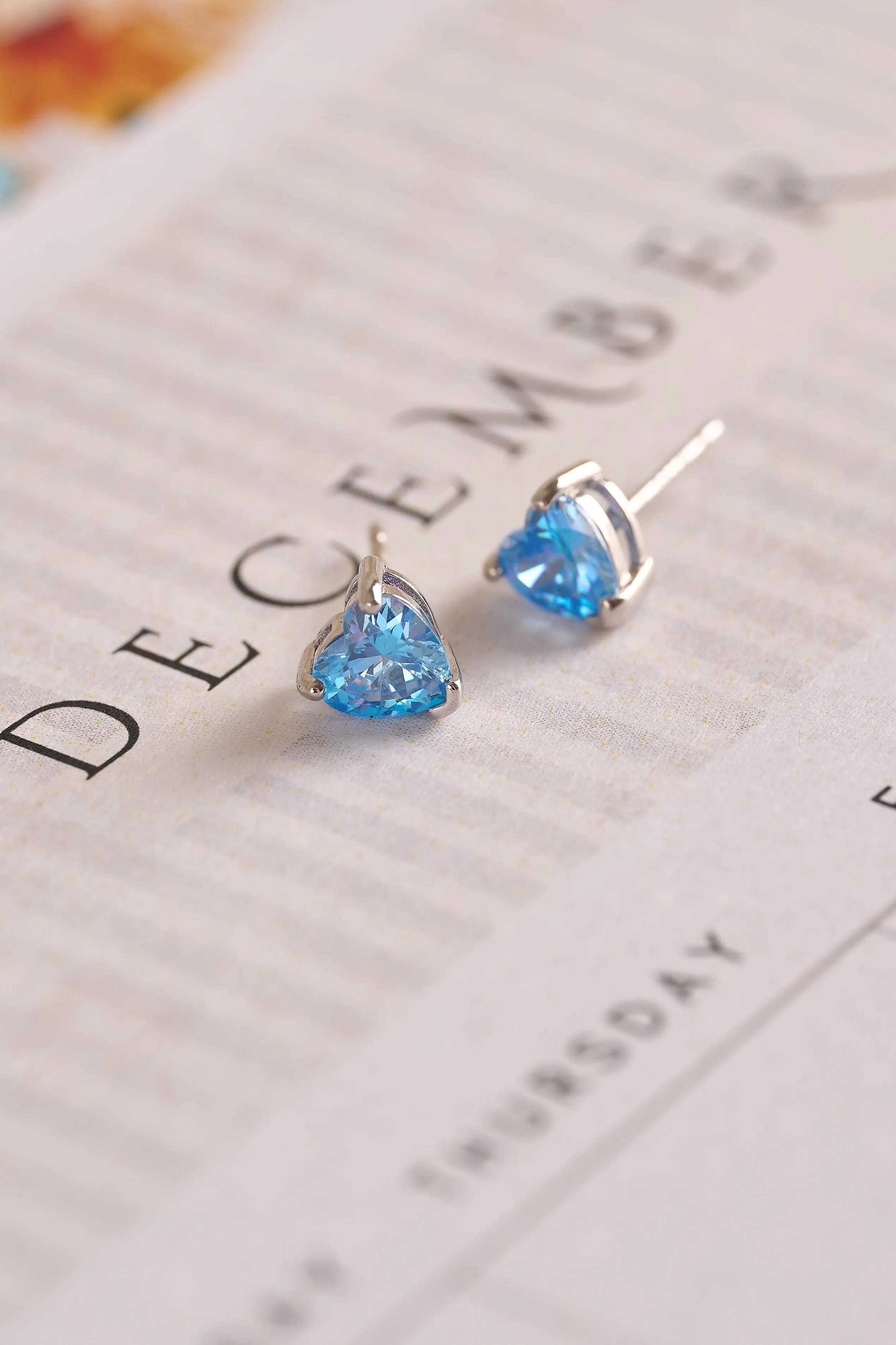 December Birthstone Earrings