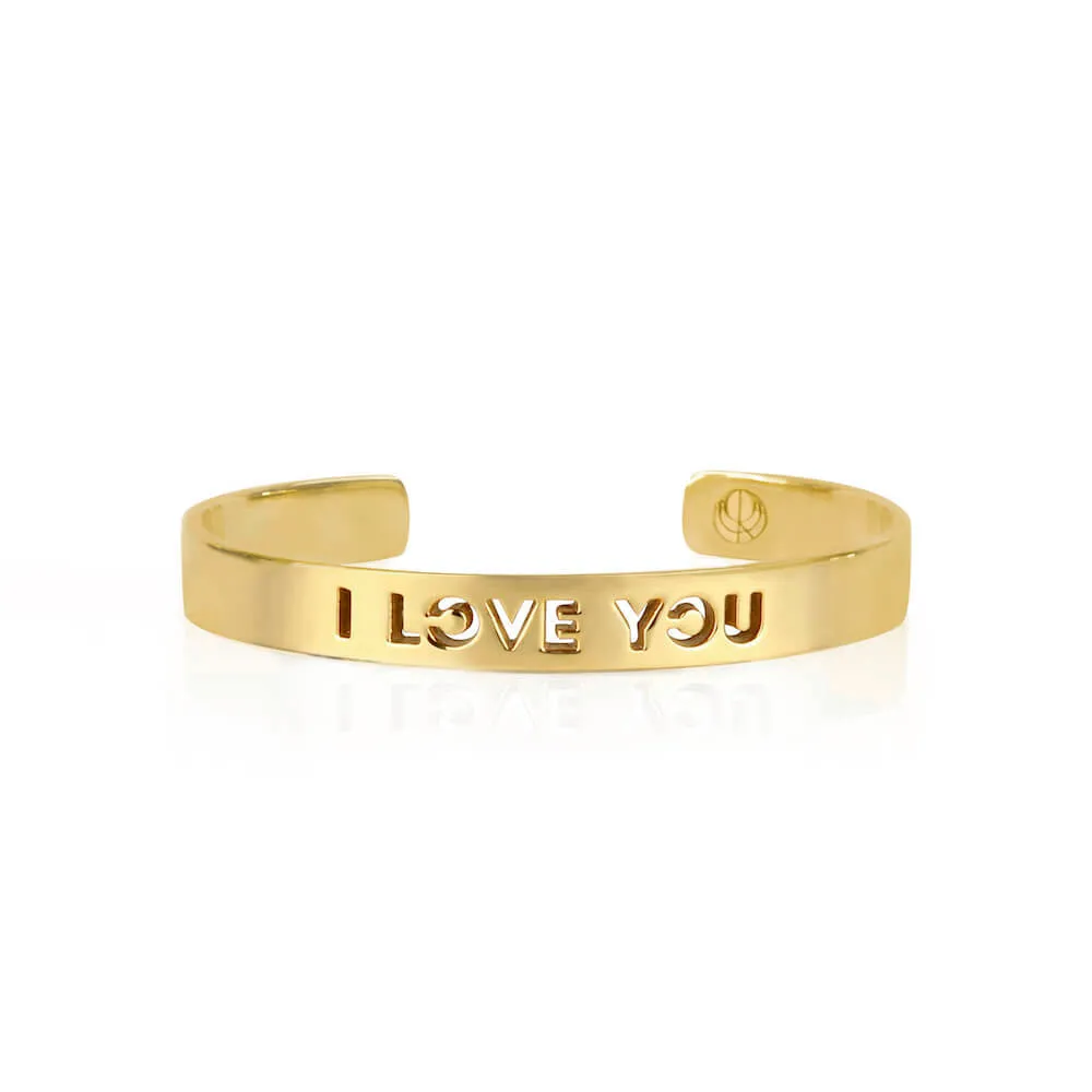 Gold I LOVE YOU Bracelet