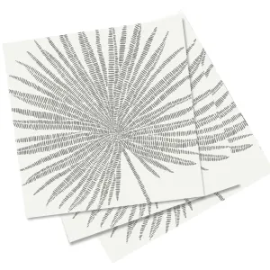 NEUTRAL PALM Cocktail Napkins