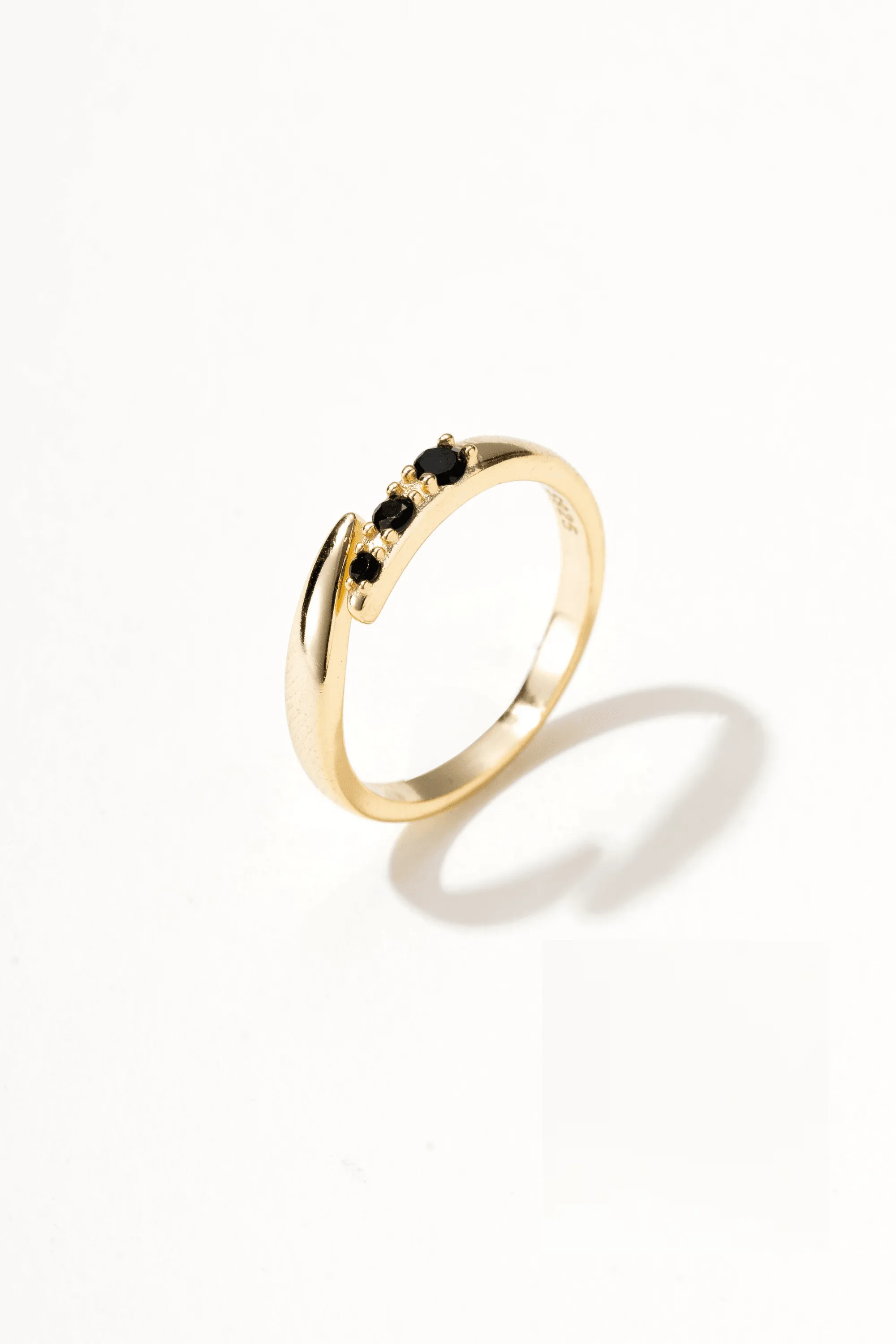 Noir Gemstone 18K Gold Ring