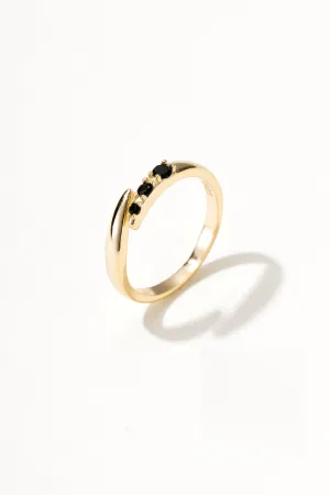 Noir Gemstone 18K Gold Ring