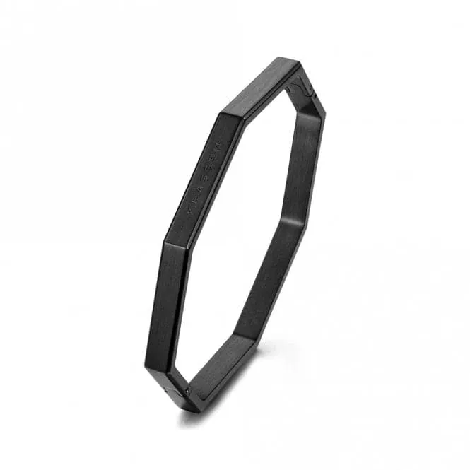 Okto Man Black Medium Bangle JOB19BK006M