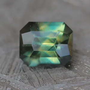 Parti Sapphire Octagon - 1.05carats, Step Cut - 5.3x4.4mm