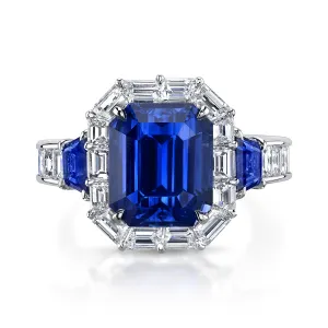 Sapphire and Diamond Ring