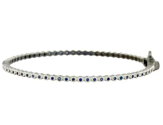 Signature Bezel Pavé Hinge Bangle