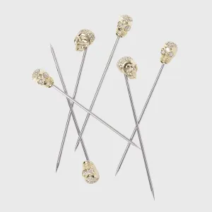 Skull cocktail picks