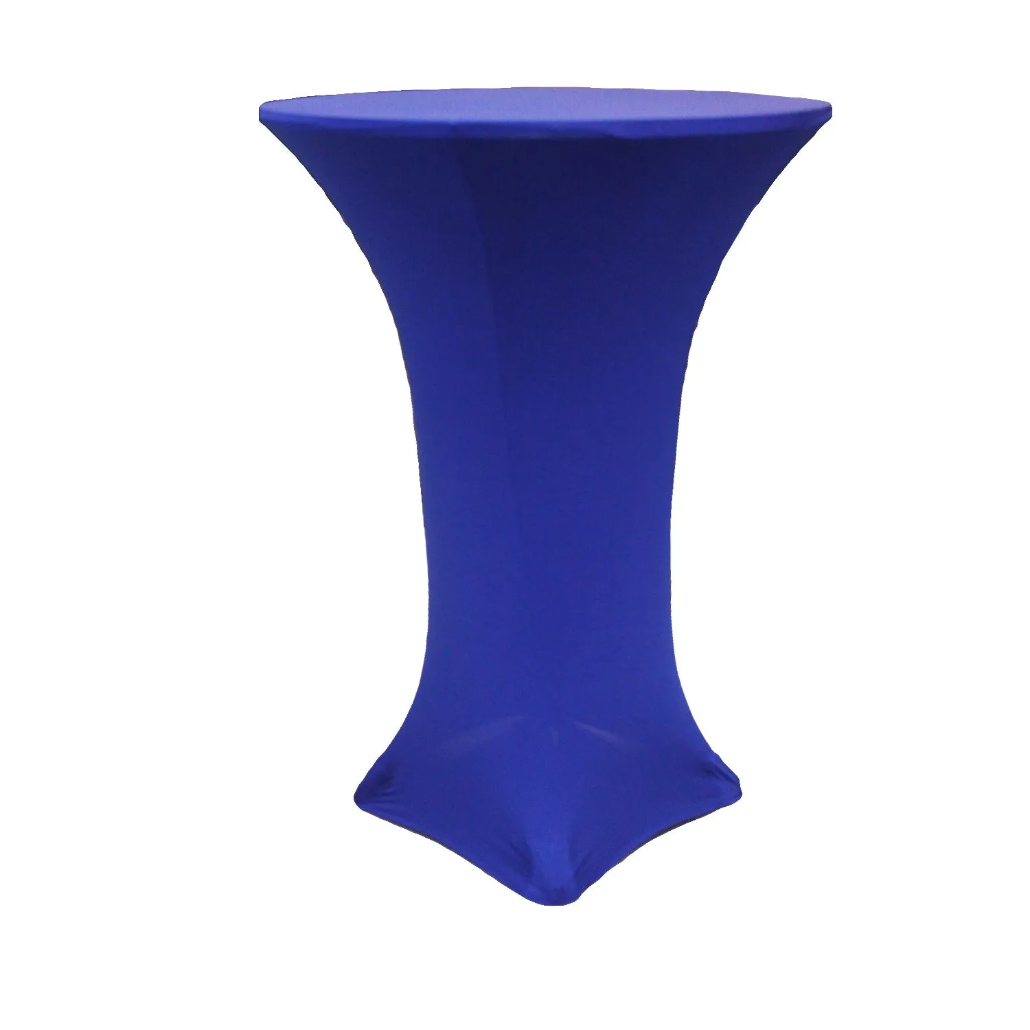 Spandex Cocktail Table Cover 36" Round - Royal Blue