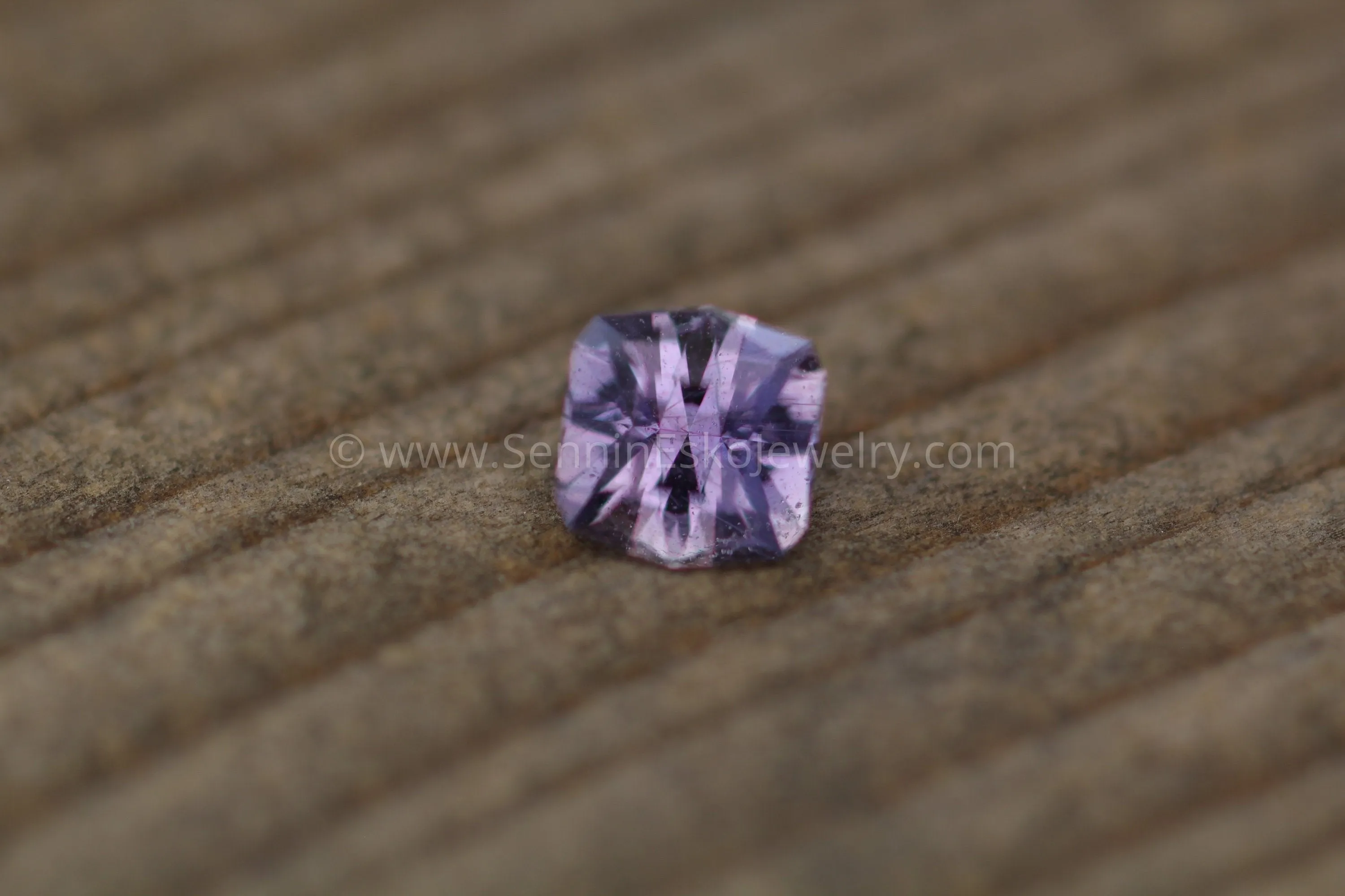 Umba Purple Sapphire Hand Cut Gemstone - Precision Cut 5mm Square Sapphire