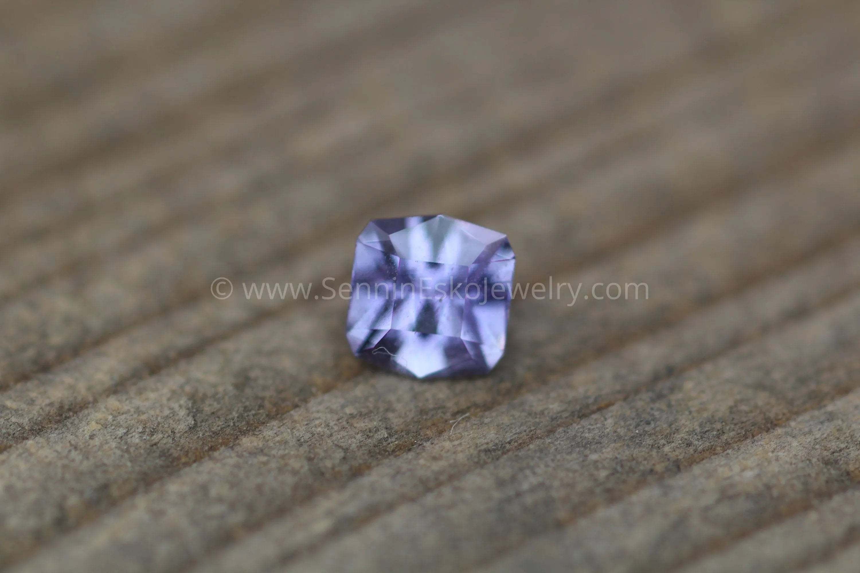 Umba Purple Sapphire Hand Cut Gemstone - Precision Cut 5mm Square Sapphire