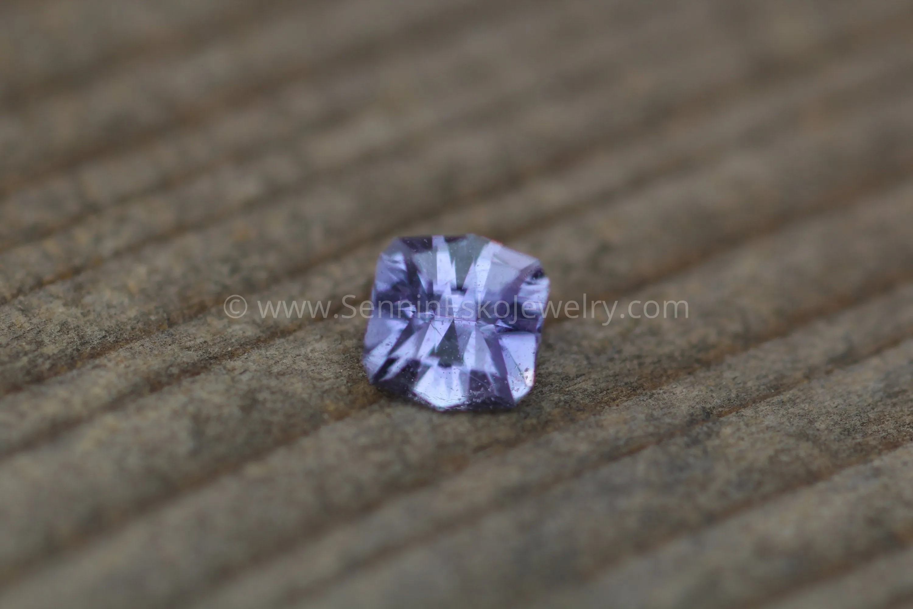 Umba Purple Sapphire Hand Cut Gemstone - Precision Cut 5mm Square Sapphire